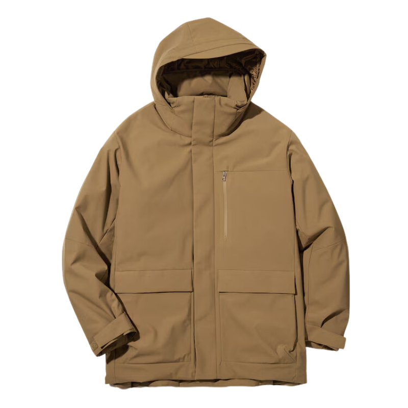 Federleichtes Hybrid-Parka – Daunenmantel